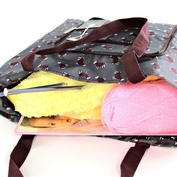 Foldable Zippered Tote Bag Lightweight - Picture 8 of 8